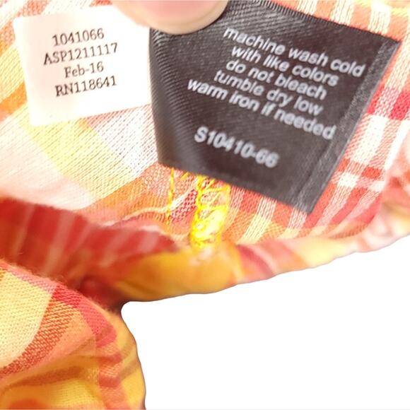 NWOT Lane Bryant Plaid Long Sleeve Keyhole Blouse - Picture 9 of 11